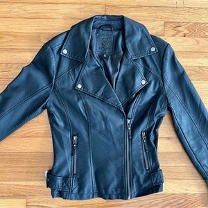 Max Studio Faux Leather Jacket, Sz S